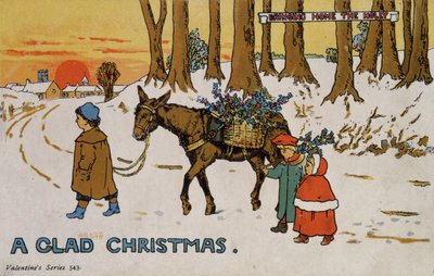 Una alegre Navidad - Llevando el acebo a casa de English School